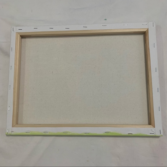 Abstract Floral Canvas Painting Original Acrylic - Picture 9 of 11